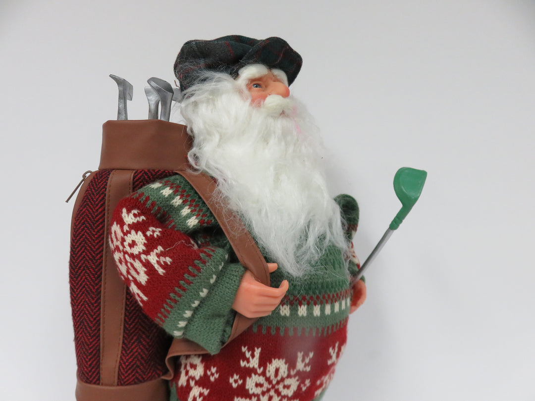Golfing Santa