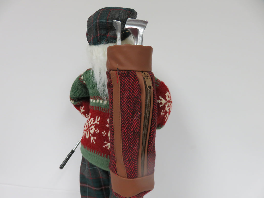 Golfing Santa