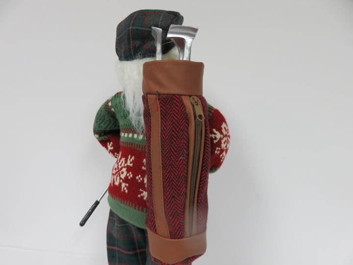 Golfing Santa