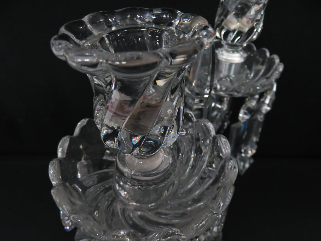 Baccarat Two Arm Candelabra