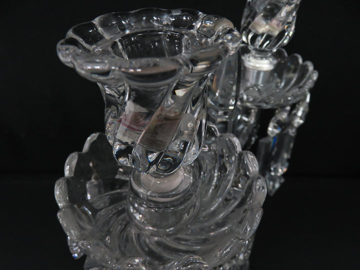 Baccarat Two Arm Candelabra