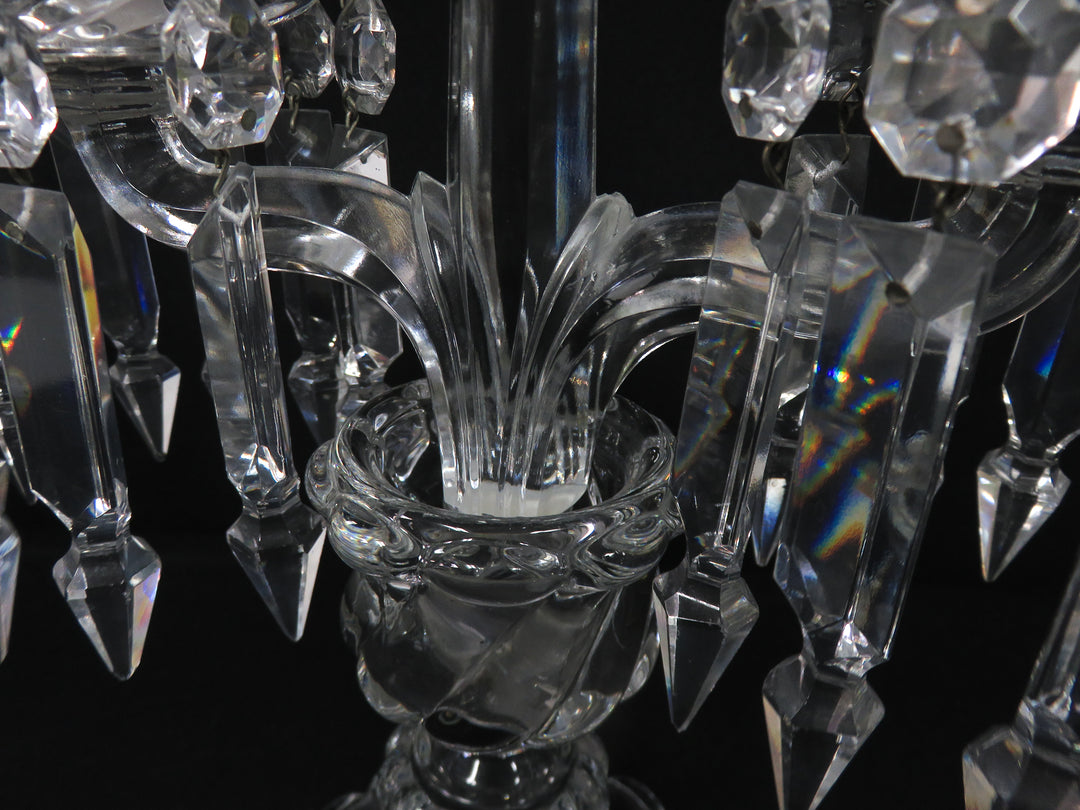 Baccarat Two Arm Candelabra