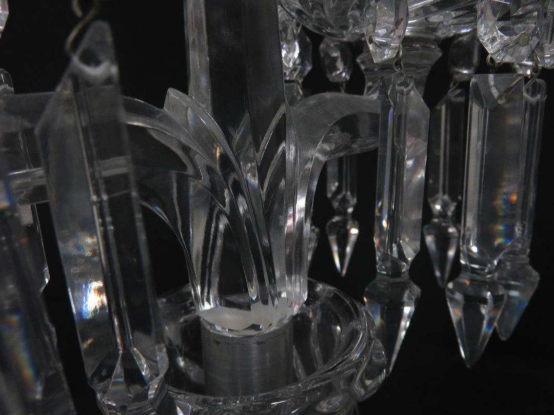 Baccarat Two Arm Candelabra