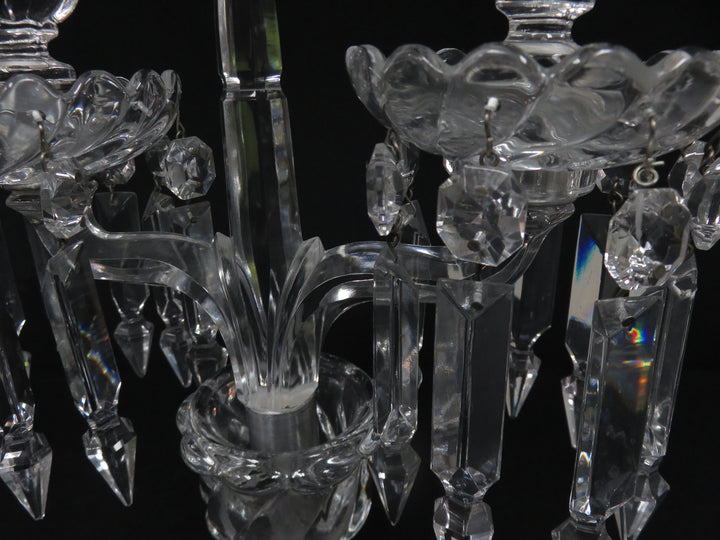 Baccarat Two Arm Candelabra