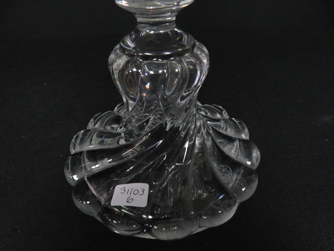 Baccarat Two Arm Candelabra
