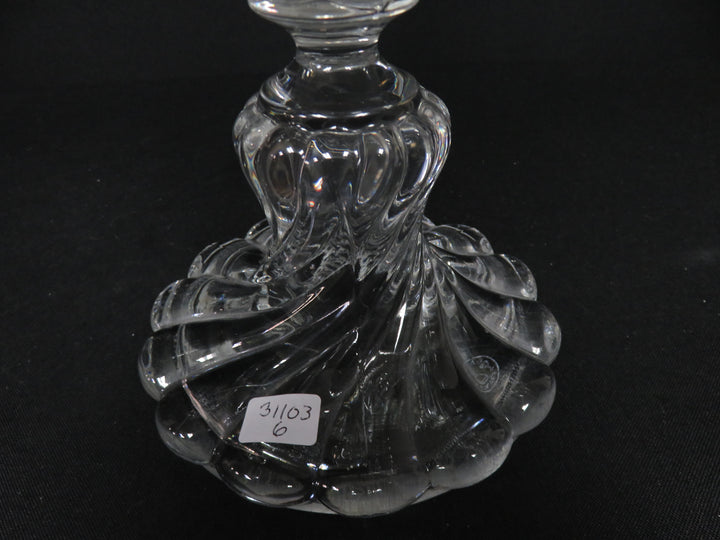 Baccarat Two Arm Candelabra