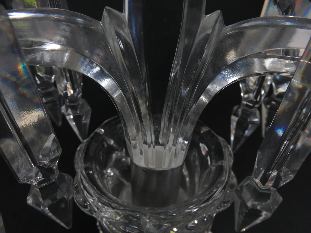Baccarat Two Arm Candelabra