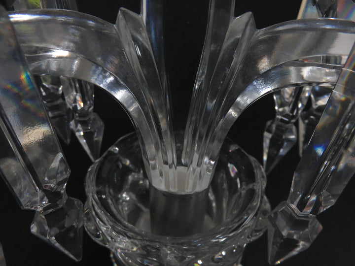 Baccarat Two Arm Candelabra