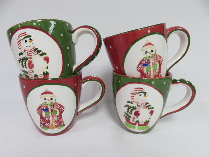 Block Christmas Mugs