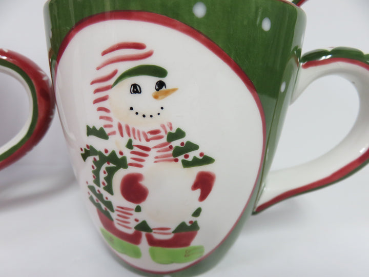 Block Christmas Mugs