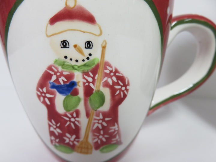 Block Christmas Mugs