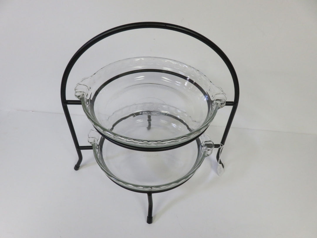 Two-Tiered Pie Holder/Plate Rack