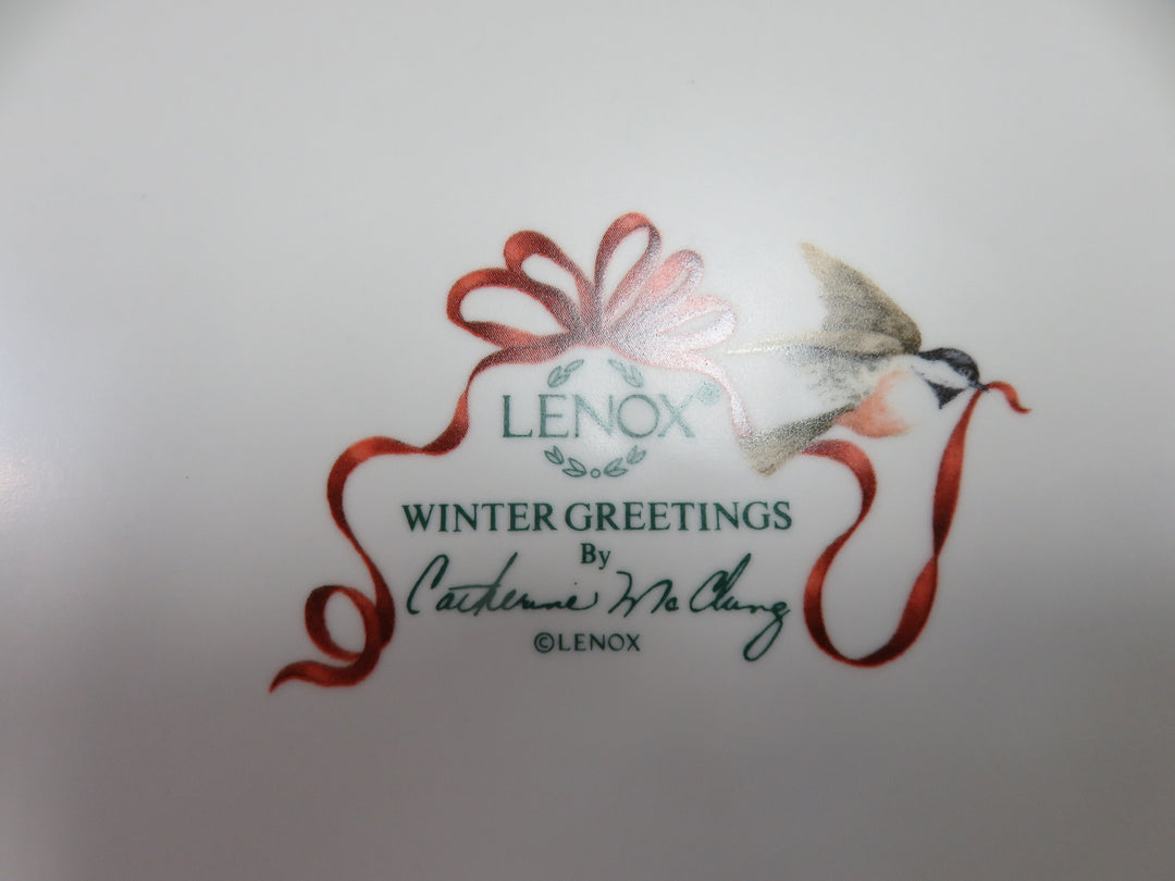 Lenox "Winter Greetings" Platter