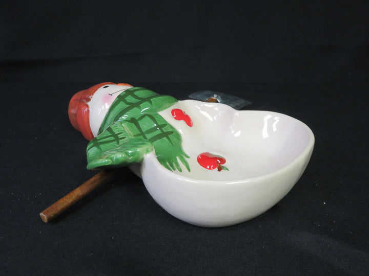 Hallmark Mitford Snowman Bowl