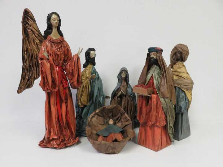 Folk Art Nativity Set