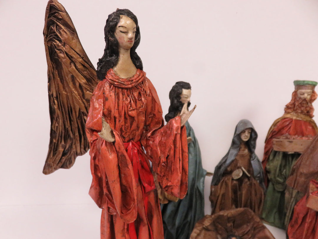 Folk Art Nativity Set