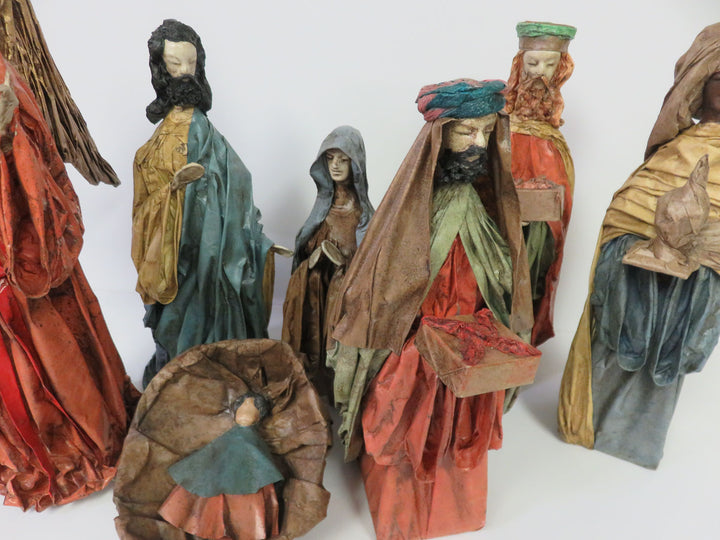 Folk Art Nativity Set