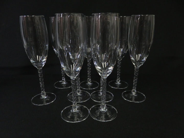 Crystal d'Arques Champagne Flutes