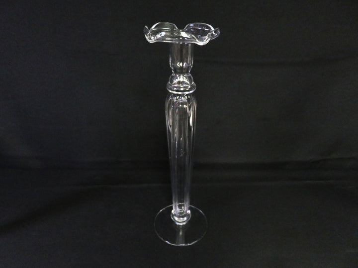 Trio of Hand Blown Candlesticks