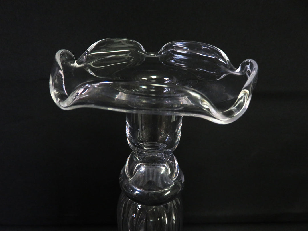 Trio of Hand Blown Candlesticks