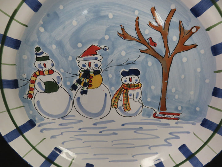 Snowman Serving Platter