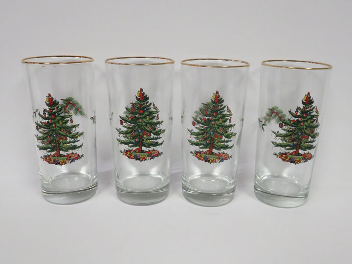 Spode "Christmas Tree" Water Glasses