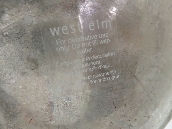 West Elm Mercury Glass Vase