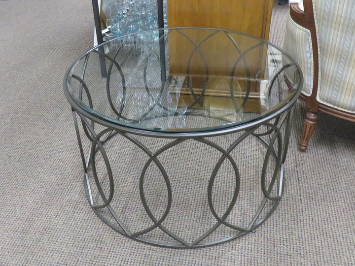 Metal and Glass Coffee Table