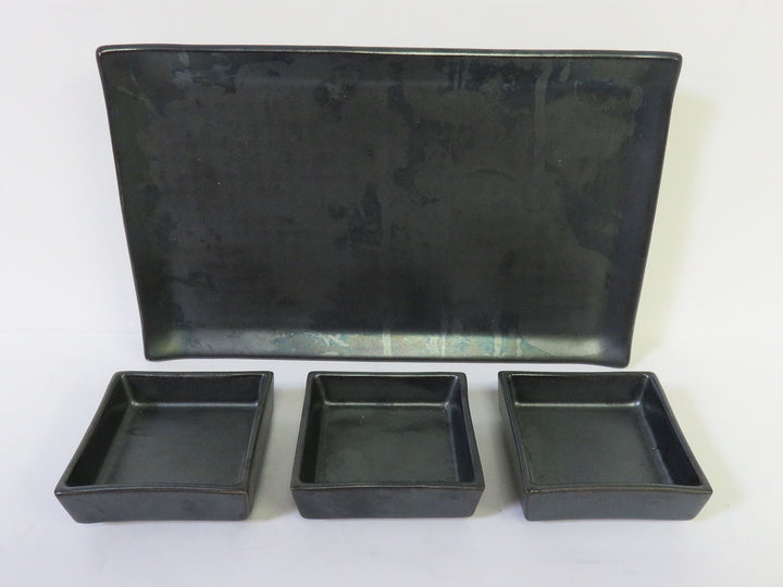 Tray with Sauce Dishes