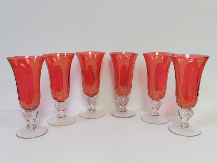 Cranberry Champagne Flutes