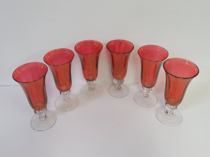 Cranberry Champagne Flutes