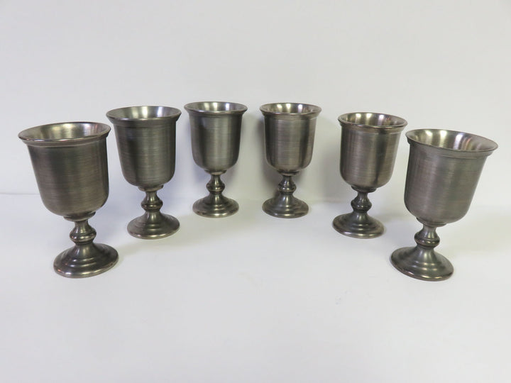 Set of Pewter Cordials