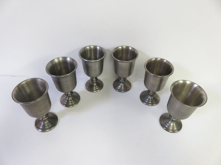 Set of Pewter Cordials