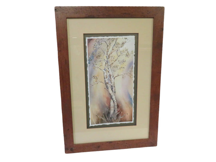 Watercolor Artwork of Aspen Trees