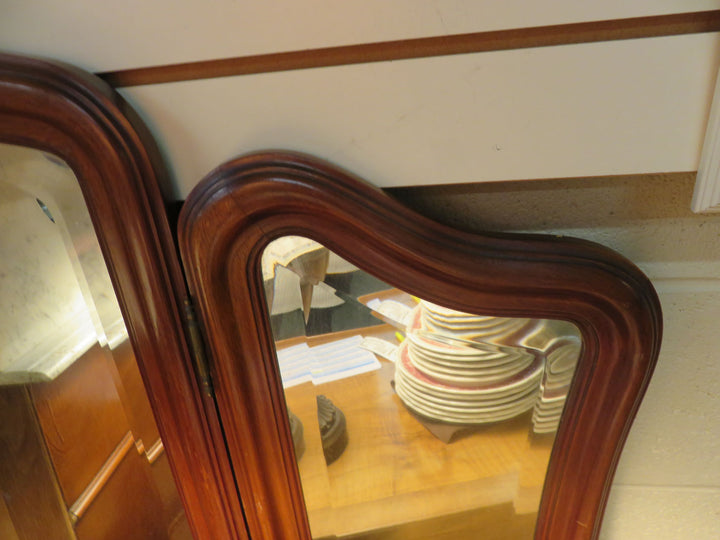 Vintage 5-Drawer Dresser & Mirror