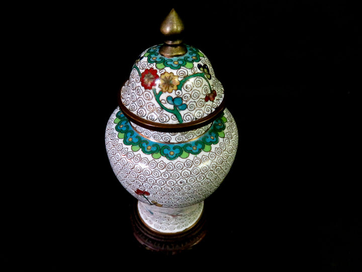 Pair of Small Ginger Jars on Stands