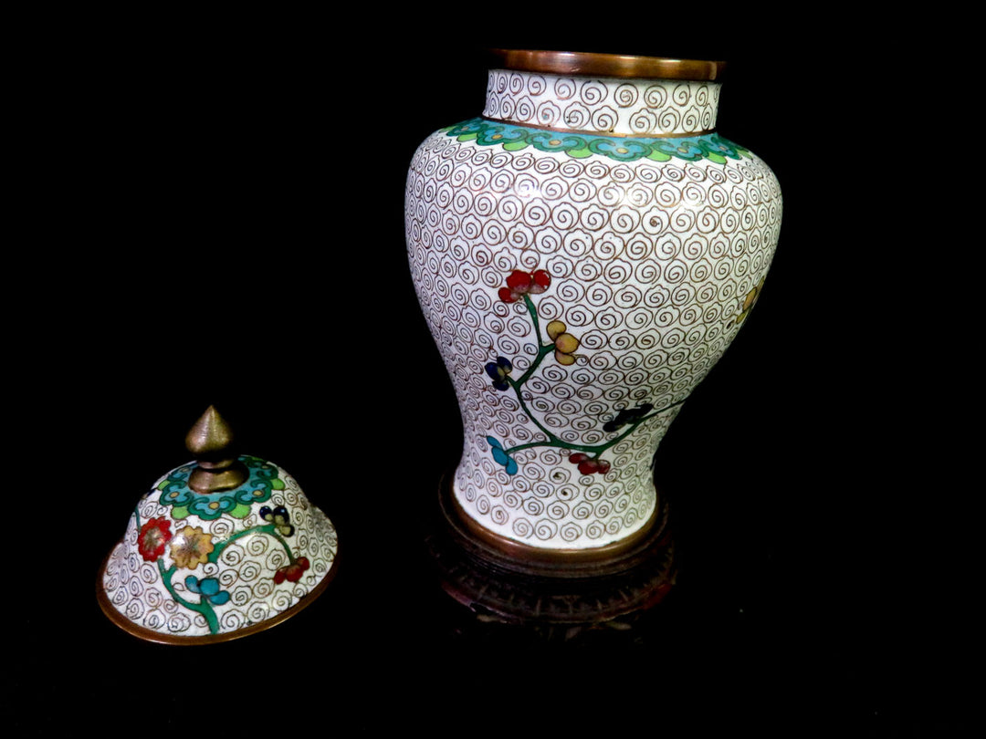 Pair of Small Ginger Jars on Stands