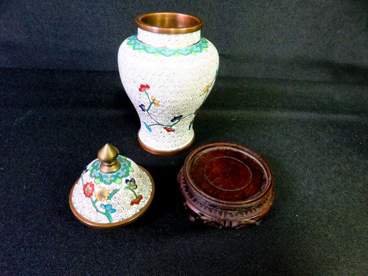 Pair of Small Ginger Jars on Stands