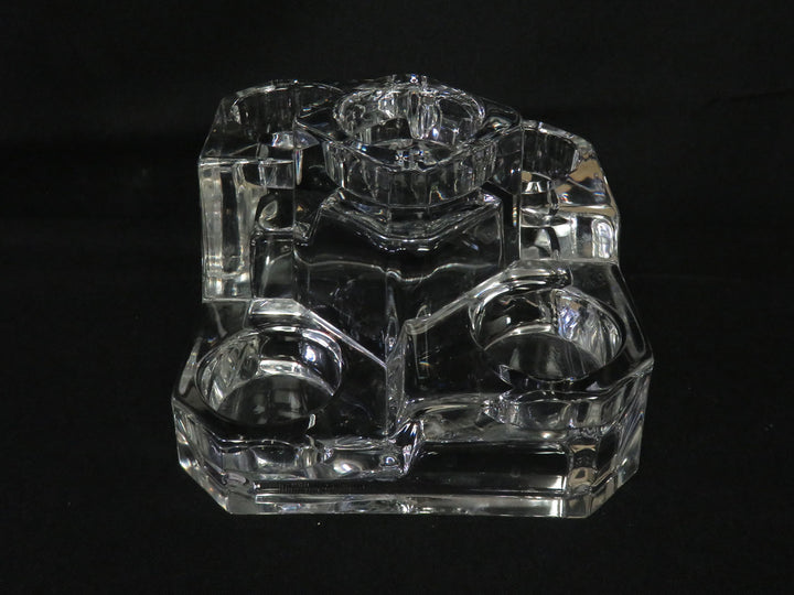 Vintage Crystal Castle Candleholder