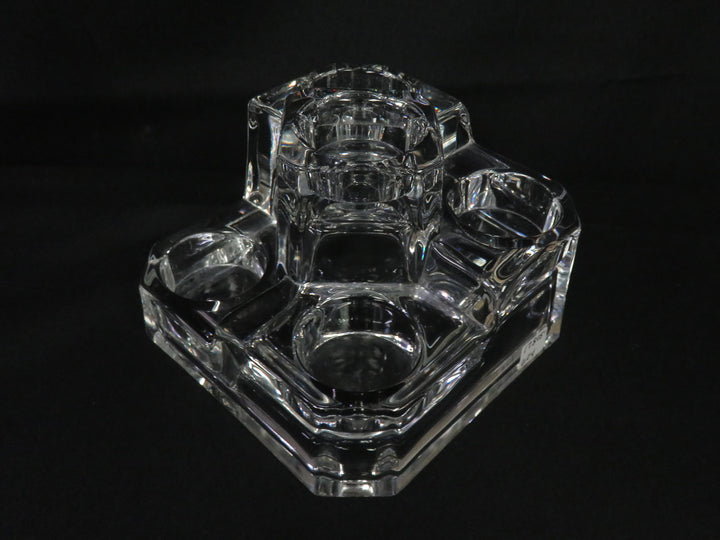 Vintage Crystal Castle Candleholder