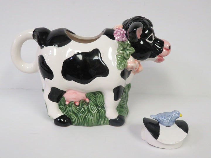 Black and White Cow Teapot