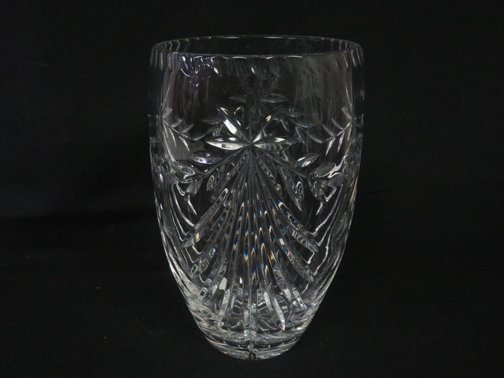 Clear Cut Crystal Vase