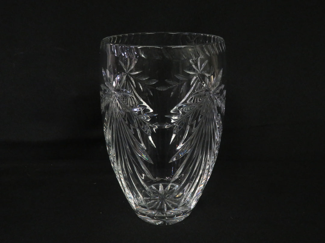 Clear Cut Crystal Vase