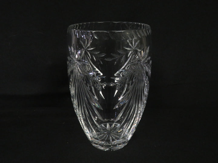 Clear Cut Crystal Vase