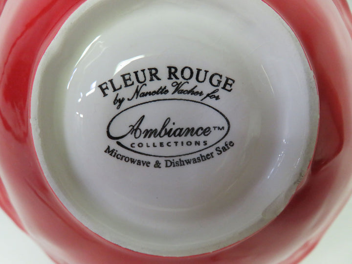 Fleur Rouge Poppy Bowls