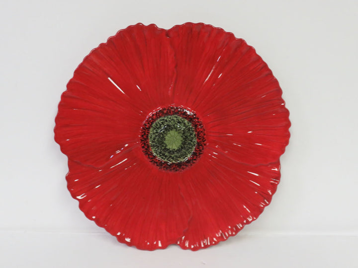 Fleur Rouge Poppy Plates