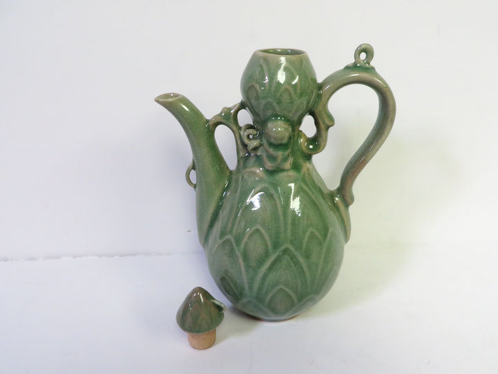 Vintage Celadon Ewer