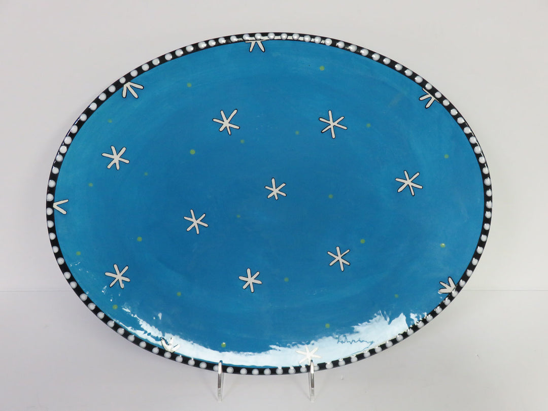 Colorful Oval Platter