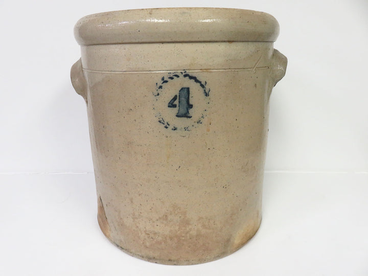 Antique Four Gallon Crock