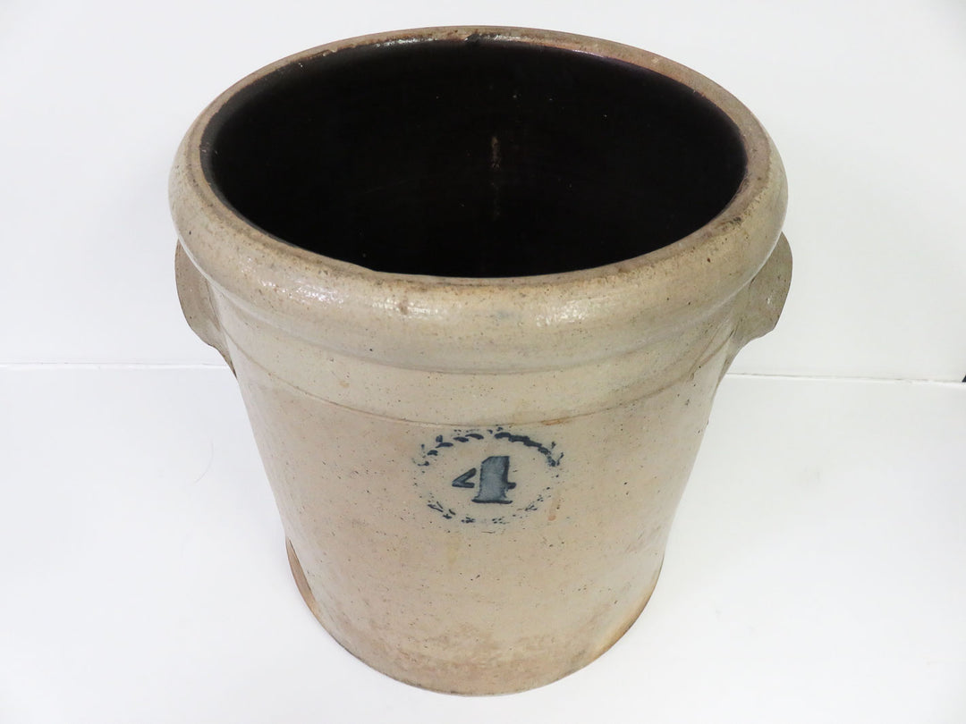 Antique Four Gallon Crock